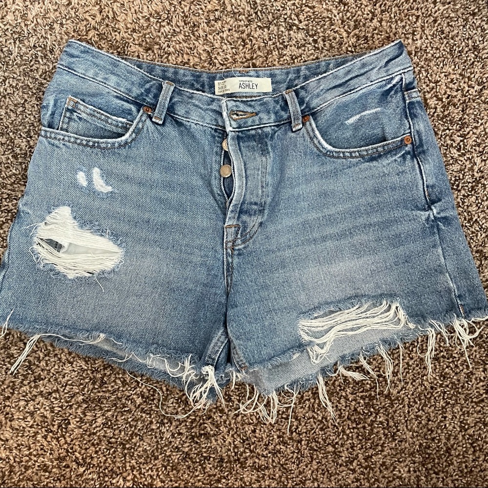 Topshop Moto Ashley Jean Shorts